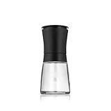WMF Gewürzmühle mit Keramikmahlwerk – manuelle Chili-, Pfeffer- und Salzmühle aus Kunststoff und Glas, Mahlstärke einstellbar, langlebig und hygienisch, guter Küchenhelfer für frische Gewürze
