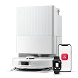 roborock Qrevo Serie Saugroboter mit Wischfunktion&Hebarem Wischmopp, 8000Pa Saugkraft(verbessert von Qrevo S), Anti-Verfilzungs-Seitenbürste, Hindernisvermeidung, All-in-One Dock, Weiß(QV 35A)