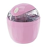 MotiveTech Kompakter Joghurt Smoothie Maker, Mini Eismaschine, Maschine für Kinderdesserts, Einfache Eiscremeherstellung Dank B, Rosa
