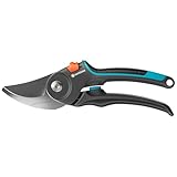 Gardena PremiumCut Pro Gartenschere, Bypass-Schnitt, für frisches Holz, 24 mm Schnittdurchmesser, ergonomische Griffe, PowerCoating-Klingen, in Deutschland hergestellt (12251-20)