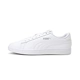 PUMA Unisex Puma Smash v2 L Low-Top, Puma White-Puma White, 45 EU