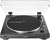 Audio-Technica LP60XBTBK Vollautomatischer Stereo-Plattenspieler mit Riemenantrieb Schwarz