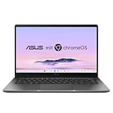 ASUS Chromebook Plus CX14 CX1405CTA Laptop | 14' FHD 16:9 IPS Display | Intel Core 3-N355 | 8GB RAM | 128GB eMMC | Intel UHD | ChromeOS | QWERTZ | Rock Grey (AC Adapter Sold Separately)