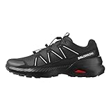 Salomon Speedcross Peak Herren Trail-Laufschuhe, Präzise Passform, Geländegängiger Schutz, Aktiver Grip, Black, 43 1/3