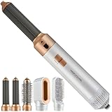 ProfiCare® Warmluftbürste | 4in1 Hairstyler für Locken, Volumen, Glätten und Trocknen | 1000W Rundbürstenföhn | Föhnbürste 3 Stufen | inkl. Organizer für Aufbewahrung | Airstyler PC HAS 3132 weiß-rosé