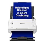 Workforce DS-410: Kompakter A4 Business-Scanner mit Blattzufuhr, automatischem Dokumenteneinzug für 50 Blatt und Epson Document Capture Pro-Software