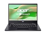 Acer Chromebook 314 (CBOA314-1H-C32M) Laptop, 14' FHD Display, Intel Celeron N4500, 4 GB RAM, 128 GB SSD, Intel UHD Graphics, Google ChromeOS, QWERTZ Keyboard, Black