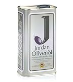 Jordan Olivenöl - Natives Olivenöl Extra von der griechischen Insel Lesbos-traditionelle Handernte -Kaltextraktion am Tag der Ernte -Kanister im traditionellen Retro-Design mit Ausgießer, 1Liter