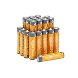 Amazon Basics AAA-Alkali-Hochleistungsbatterien, 1,5 V, 10 Jahre lagerfähig, 20 Stück