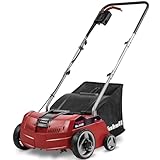 Einhell Elektro-Vertikutierer-Lüfter GC-SA 1231/1 (230 V, bis 300 m², 1.2 W, 28l Fangsack, kugelgelagerte Messerwalze + Lüfterwalze, 3 Stufen Arbeitstiefe, klappbarer Führungsholm)