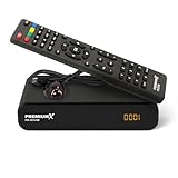 Premium X HD 221S Sat Receiver – DVB-S2 FTA Digital Satellitenreceiver, Unicable tauglich, HDMI & SCART, USB Media Player, kompakt, vorinstallierte deutsche Sender