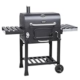 TAINO HERO XL BBQ Smoker GRILLWAGEN Holzkohle Grill Grillkamin Standgrill Räucherofen Zubehör