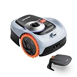 Segway Navimow i205 AWD Mähroboter ohne Begrenzungskabel mit Garage S, Empf. 500 m², Allradantrieb für Steigungen bis zu 45%, EFLS NRTK+Vision, Keine RTK-Antenne erforderlich