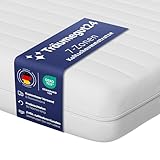 Träumegut24 AquaFlex 7-Zonen Matratze 90x200 cm | H2&H3 | Ergonomische Kaltschaummatratze | Hypoallergen & Antibakteriell | Bezug abnehmbar & waschbar | Oeko-TEX® | (12cm, 90 x 200 cm)