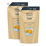 by Amazon Milk & Honey Handseife Nachfüllpack, 2 x 1000 ml