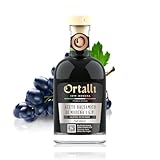 Ortalli - Aceto Balsamico di Modena Clelia, Hohe Dichte, süß-würzig, Perfekt für Fisch, Fleisch, Salate, Risotto, Käse, Eier & Eis, Ohne Farbstoffe, Karamell, 250 ml Flasche