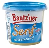 Bautz'ner Senf mittelscharf 200 ml Becher