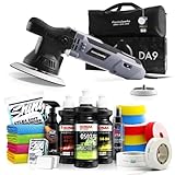 Poliermaschinen Set: chemicalworkz DA9 Exzenter Poliermaschine + Sonax Politur Set + Royal Pads Premium Polierpads + Dr. Wack Versiegelung für Lack + Zubehör | 20-teilig