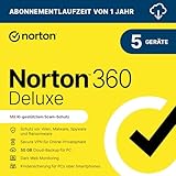 Norton 360 Deluxe 2026 | 5 Geräte | 1 Jahr | Aktivierungscode per Email