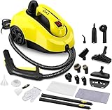 TVD Dampfreiniger, Polstermöbelreiniger, Dampfreiniger mit 5 m extra langem Netzkabel für Bodendampfer, Ofen, Teppich, Sofa, Polster, Bettwanzen.