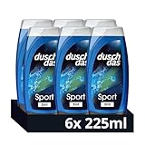 Duschdas 3-in-1 Duschgel & Shampoo Sport Duschbad mit Fresh-Energy-Duftformel sorgt für einen erfrischenden Start in den Tag 6x 225 ml