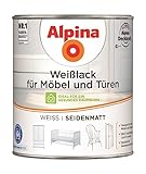 Alpina Weißlack für Möbel und Türen 750ml seidenmatt